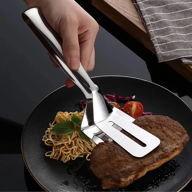 Cooking Tong – Multifunction Stainless Steel for Frying & BBQ | Quickslice