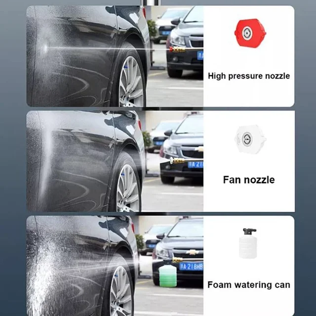 Cordless Car Pressure Washer – 48V Portable Cleaning Kit | Velvet Wheels