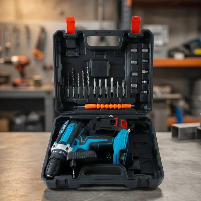 Cordless Drill Machine – Portable Power & Versatile Use