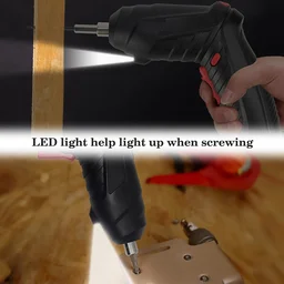 Cordless Electric Screwdriver – 48-Pc Bit Set & LED | BoltForce