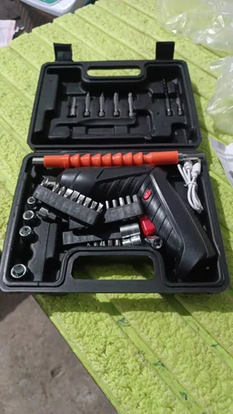 Cordless Electric Screwdriver – 48-Pc Bit Set & LED | BoltForce