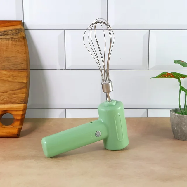 Cordless Electric Whisk – Rechargeable Handheld Mixer for Baking