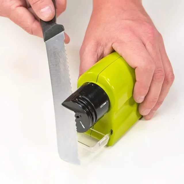 Cordless Knife Sharpener – Motorized & Battery Operated |