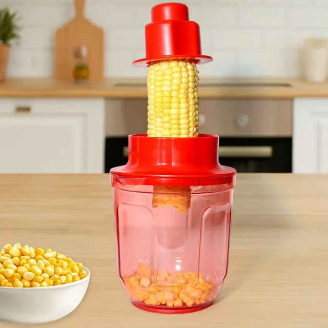 Corn Cutter with Steel Blades – Efficient Kernel Remover