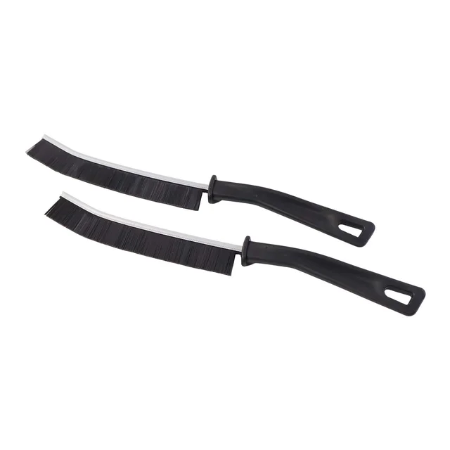Corner Cleaning Brush – Long Handle Stiff Bristle Set (2 Pc)
