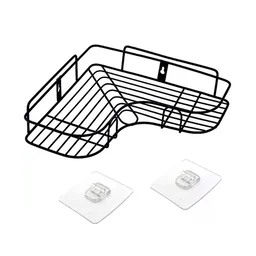 Corner Shelf Organiser – Stainless Steel Self-Adhesive | Bathora