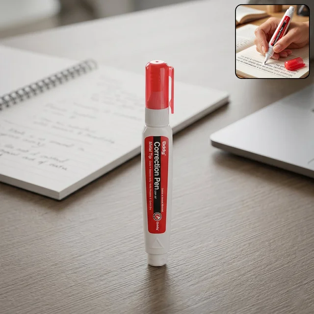 Correction Pen – Precise, Quick-Dry & Mess-Free for Clear Writing