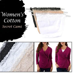Cotton Clip-On Modesty Camisoles – Adjustable, Comfortable Fit