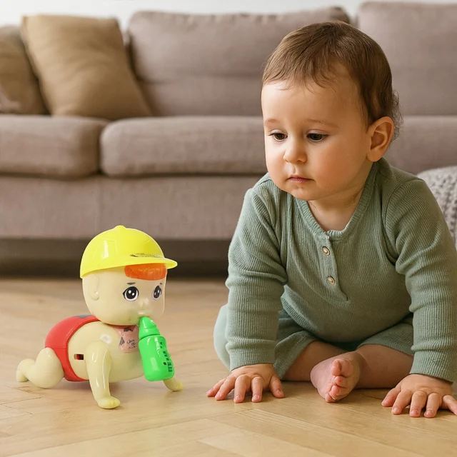 Crawling Baby Toy with Music & Lights – Engaging Toddler Toy | Little Learners