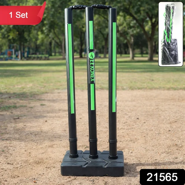 Cricket Stump Set – Heavy Base for Stable Outdoor Practice