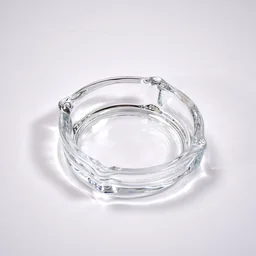 Crystal Glass Ashtray – Elegant Round Design for Home & Office | Styleva