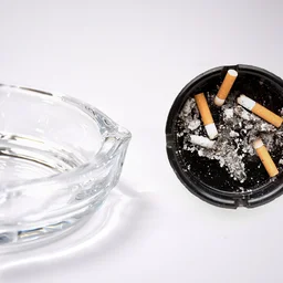 Crystal Glass Ashtray – Elegant Round Design for Home & Office | Styleva