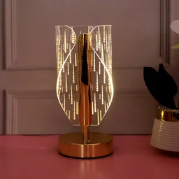Crystal LED Table Lamp – Elegant Modern Bedside Lighting