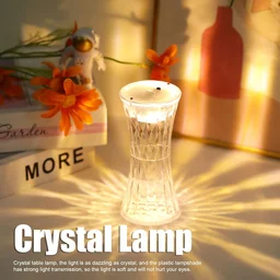 Crystal Night Light – Soft Glow Table Lamp for Bedroom | Indo Glow