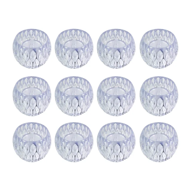 Crystal Style LED Decorative Lamps – Set of 12 Flameless Candles