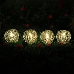 Crystal Style LED Decorative Lamps – Set of 12 Flameless Candles