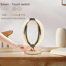 Crystal Table Lamp – 3-Way Dimmable Touch Control | Styleva