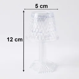 Crystal Table Lamp – Cup Shape LED Bedside Light | Styleva