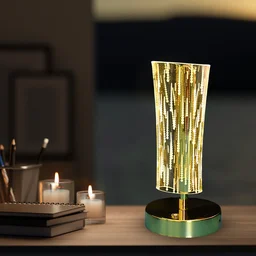 Crystal Table Lamp – Elegant USB Rechargeable LED Glow