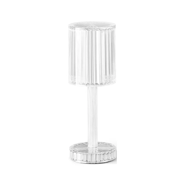 Crystal Table Lamp – Touch Control, USB Charging | Tidy Table