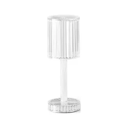 Crystal Table Lamp – Touch Control, USB Charging | Tidy Table