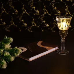 Crystal Table Lamp – Transparent Mini LED Reflection Light | Styleva