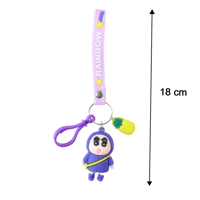 Cute Cartoon Doll Keychain – Vibrant & Lightweight Accessory