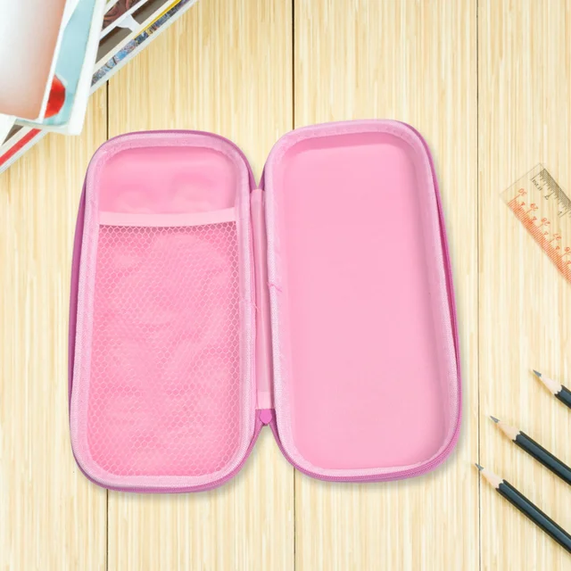 Cute Cartoon Pencil Case – Durable Hard Shell with Zipper