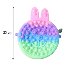 Cute Caterpillar Shape Pop It Pencil Pouch – Colorful & Stress-Relief