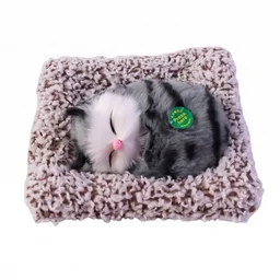 Cute Plush Cat Showpiece – Perfect for Car & Home Decor