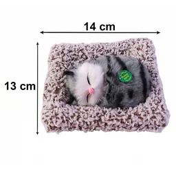 Cute Plush Cat Showpiece – Perfect for Car & Home Decor