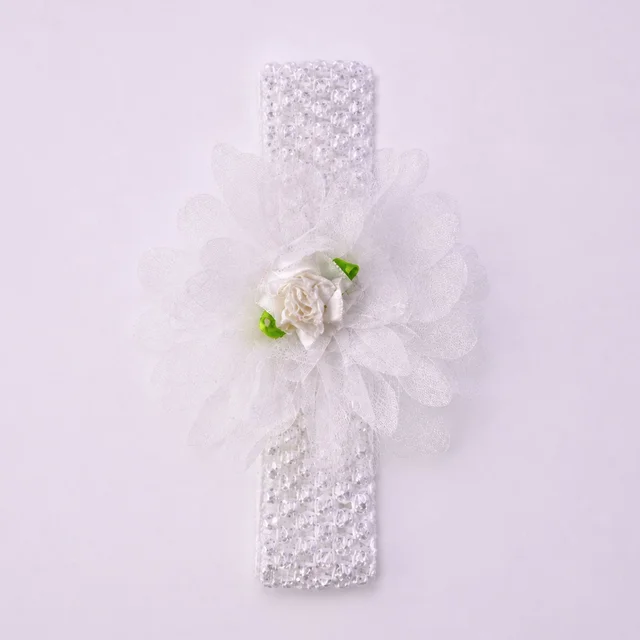 Cute Soft Elastic Floral Baby Headband – Comfortable & Stylish