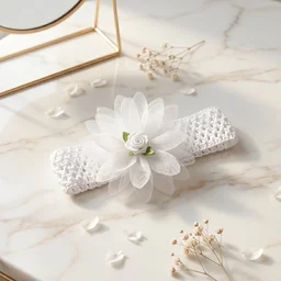 Cute Soft Elastic Floral Baby Headband – Comfortable & Stylish