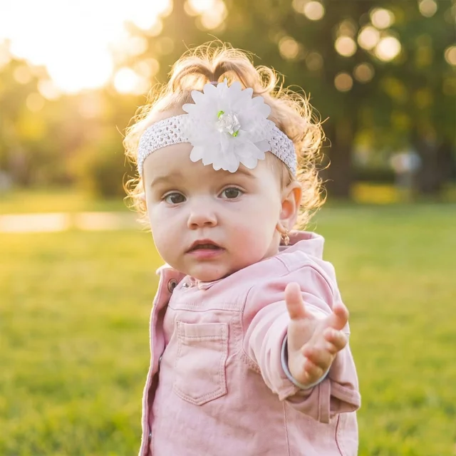 Cute Soft Elastic Floral Baby Headband – Comfortable & Stylish