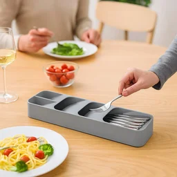 Cutlery Tray – Compact Kitchen Drawer Organizer | Lunchie Bunchie