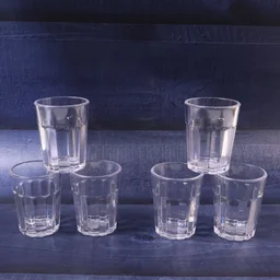 Cutting Chai Pyali Set – 70ML Durable Plastic Tea Glasses (6 Pc)