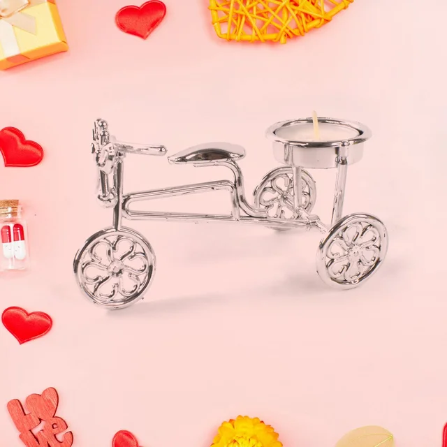 Cycle Tealight Holder – Festive Decorative Candle Stand for Diwali