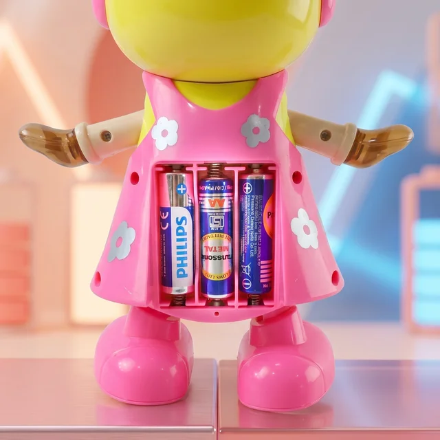 Dancing Girl Musical Light Toy – Kids' Entertaining Rotation and Music