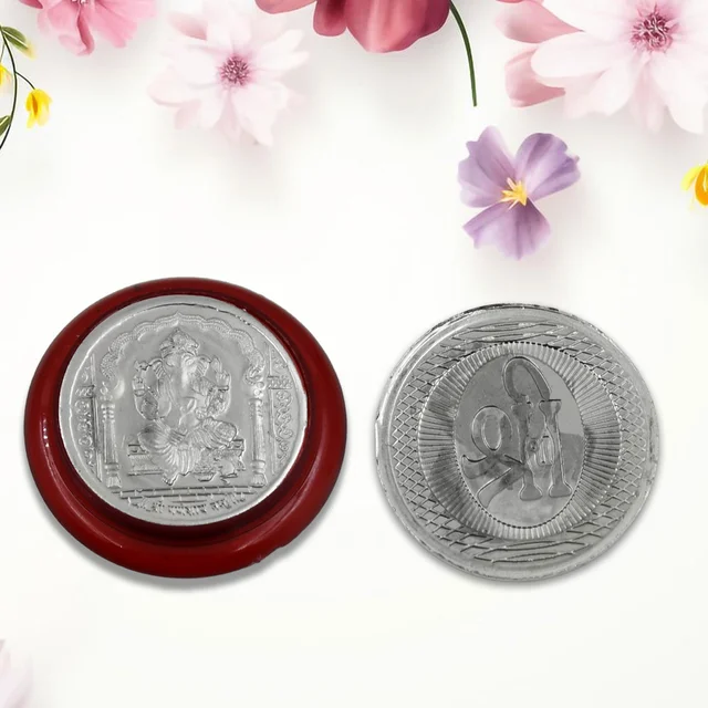 Decorative Ganesh Coin – Auspicious Pooja & Gift | Giftoiza