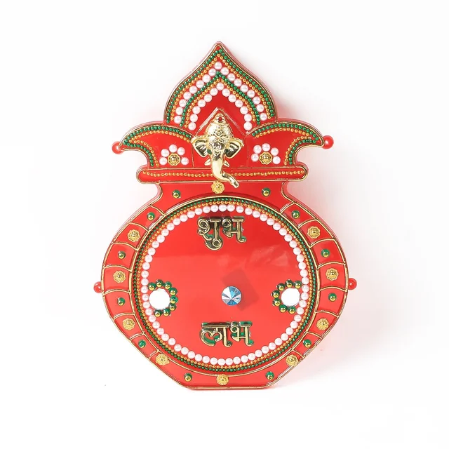 Decorative Kalash Wall Hanging – Traditional Shubh Labh Festival Decor