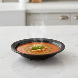 Deep Black Curry & Soup Serving Bowl – Durable & Elegant