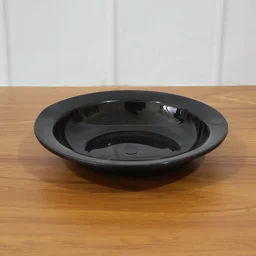 Deep Black Curry & Soup Serving Bowl – Durable & Elegant