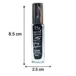 Deep Black Matte Eyeliner – Smudge Proof, Long Lasting