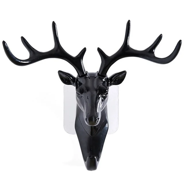 Deer Head Wall Hook – Self-Adhesive & Decorative | Styleva