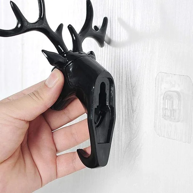 Deer Head Wall Hook – Self-Adhesive & Decorative | Styleva
