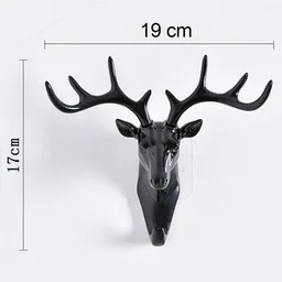 Deer Head Wall Hook – Self-Adhesive & Decorative | Styleva