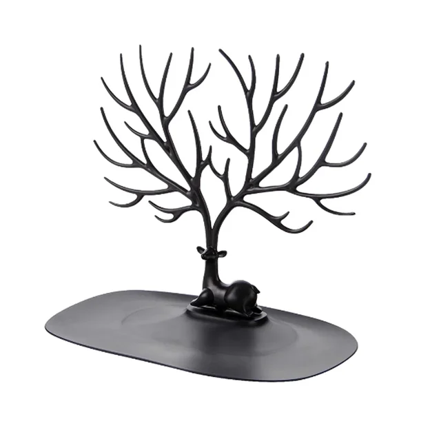 Deer Shaped Jewellery Holder – Elegant Antler Tree Organizer