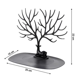 Deer Shaped Jewellery Holder – Elegant Antler Tree Organizer