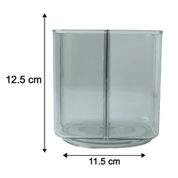 Desk Organizer – 360° Rotating Acrylic Pen Stand for Workspace
