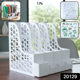 Desk Organizer File Holder – Vertical Multipurpose Workspace Storage
